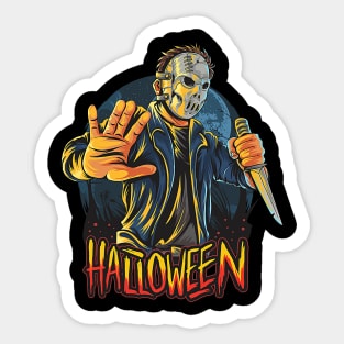 Jason Halloween Sticker